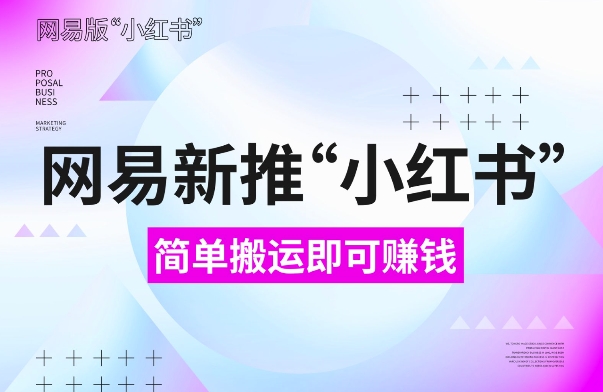 网易官方新推“小红书”,搬运即有收益,新手小白千万别错过(附详细教程)【揭秘】-一起学网赚